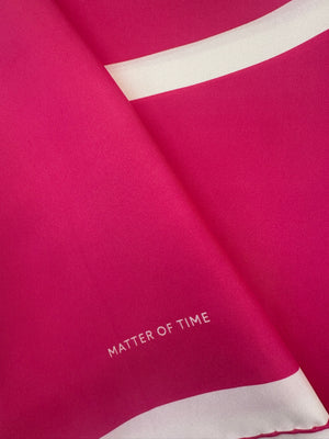 The Icon Scarf Pink Silk