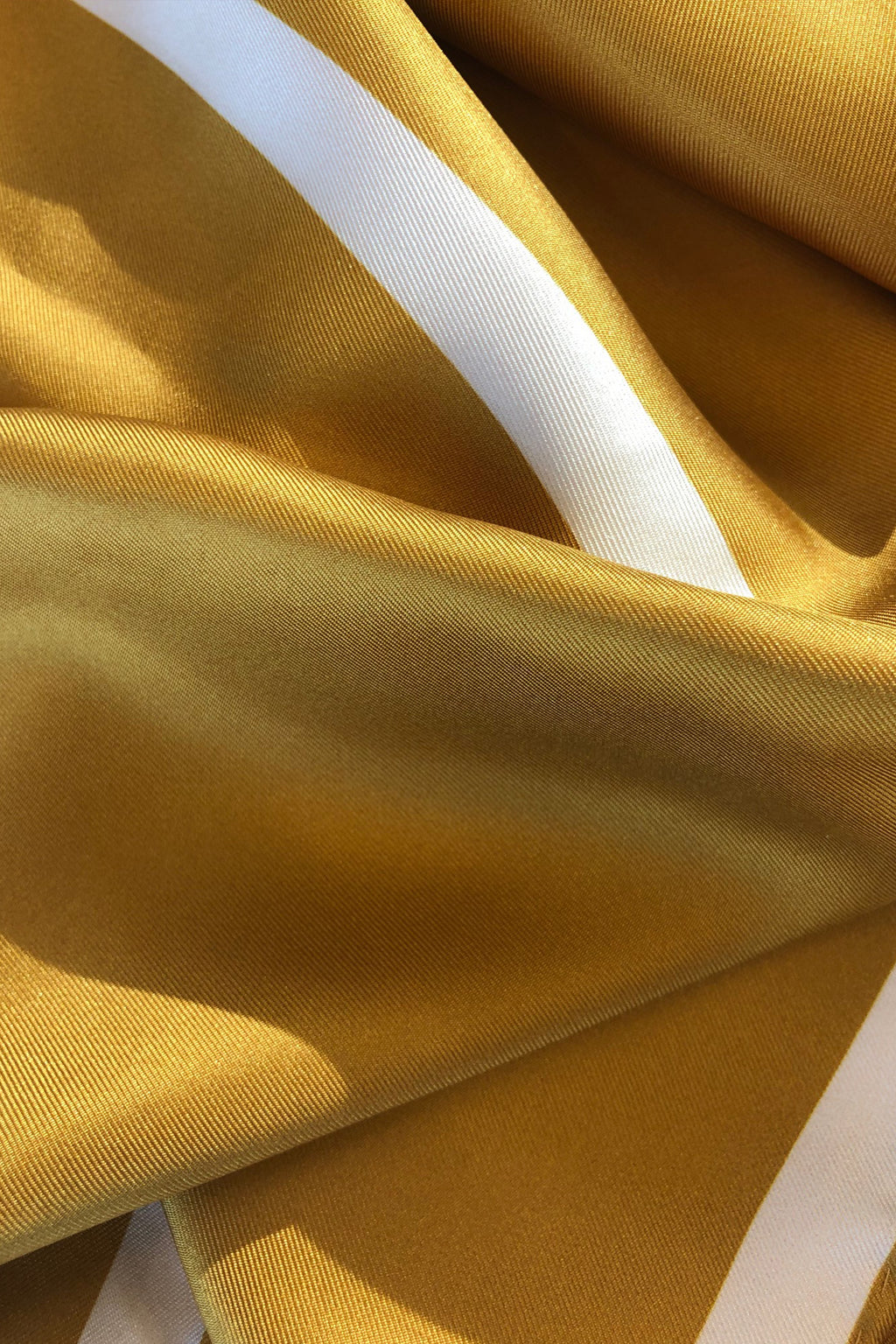 The Icon Scarf Yellow Silk
