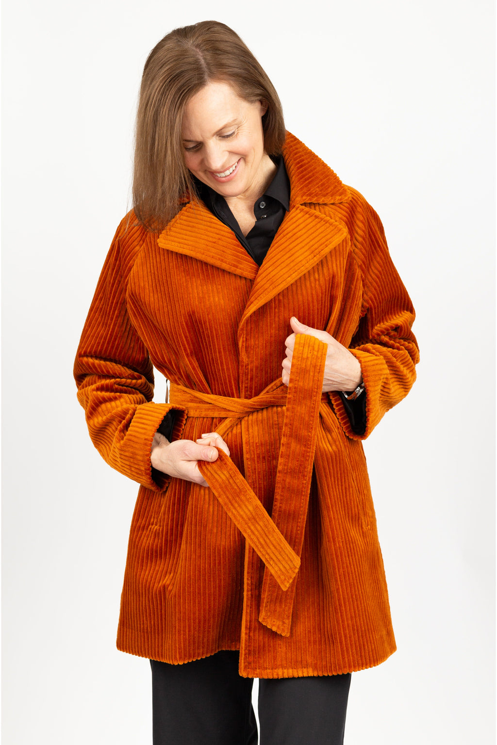 The Robe Jacket Rust Cord